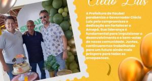 A Prefeitura de Itaubal parabeniza o Governador Clécio Luis 
