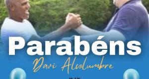 A Prefeitura de Itaubal deseja a ao Senador Davi Alcolumbre muitas felicidades