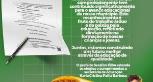 A Educação de Itaubal em destaque!