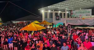A segunda noite da festividade em louvor a São Sebastião foi pura energia!