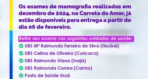 ATENÇÃO! RESULTADOS DISPONÍVEIS 