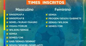 Confira as equipes confirmadas na 1ª Copa dos Servidores Municipais de Itaubal!