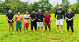  Neste sábado, 22, o prefeito @jaisom.picanco esteve na comunidade do Uruá para realizar o reconhecimento do local onde será construída a arena de esportes da comunidade