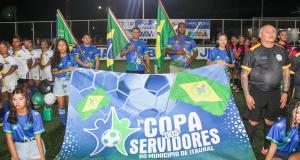 Bola rolando na Copa dos Servidores de Itaubal! 
