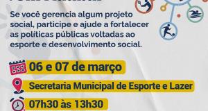 ATENÇÃO, PROJETOS SOCIAIS DE ITAUBAL!