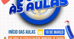 É hora de voltar para a escola!