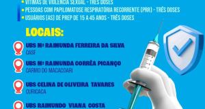 Proteja quem você ama!   A vacinação contra o HPV já começou em Itaubal!