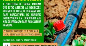 Atenção, agricultores de Itaubal!