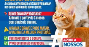 Vacinação Antirrábica em Itaubal!