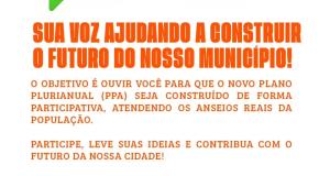 Vem aí o PPA Participativo em Itaubal! 