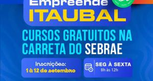 A Carreta do Sebrae está chegando em Itaubal