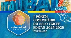 A Prefeitura de Itaubal promoverá o 1º Fórum Comunitário do Selo UNICEF 2025/2028 no dia 11 de dezembro, às 9h, na Sala de Reunião da Prefeitura. Juntos, podemos fortalecer ações que garantam mais direitos e oportunidades para nossas crianças e adolescent