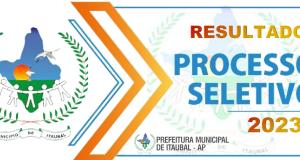 RESULTADO   Processo seletivo Educação 2023