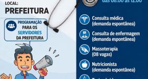 AÇÃO DE SAÚDE PARA OS SERVIDORES
