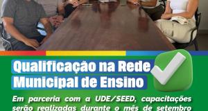 MAIS QUALIFICAÇÃO PARA A REDE MUNICIPAL DE ENSINO