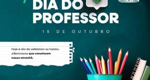 FELIZ DIA DO PROFESSOR