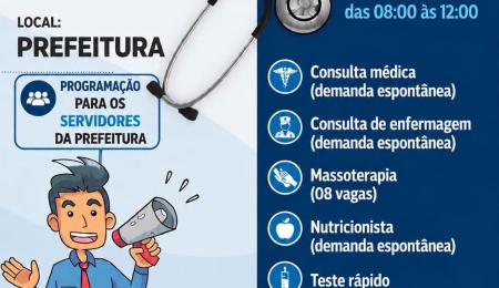 AÇÃO DE SAÚDE PARA OS SERVIDORES