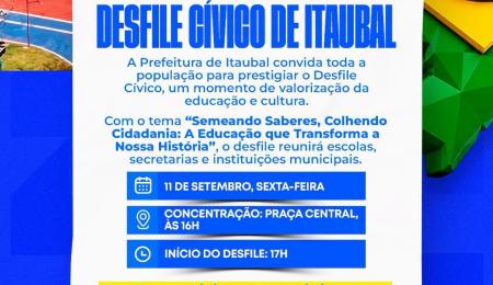 Itaubal se prepara para o Desfile Cívico!