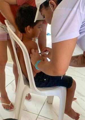 Balanço da ação de vacinação e atendimentos no Residencial Gilberto Mioto!