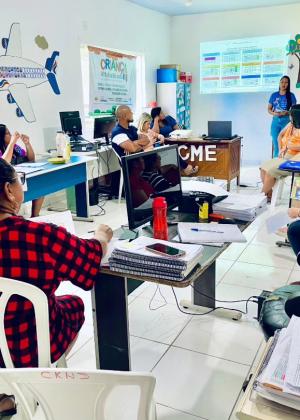 Dialogo e alinhamento na educação de Itaubal! 