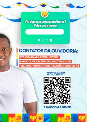 Tem algo a dizer? A Prefeitura de Itaubal quer te ouvir!