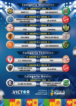 AMANHÃ TEM MAIS UMA GRANDE RODADA DA COPA ITAUBAL 2025! 