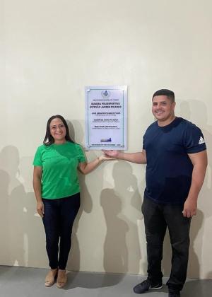 Inauguração da Quadra Poliesportiva Estevão Jansen Picanço