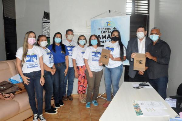 TCE - apresentação do Projeto Juntos pela Educação Municipio de Itaubal 