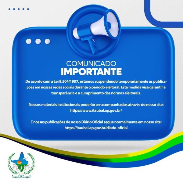 COMUNICADO IMPORTANTE!