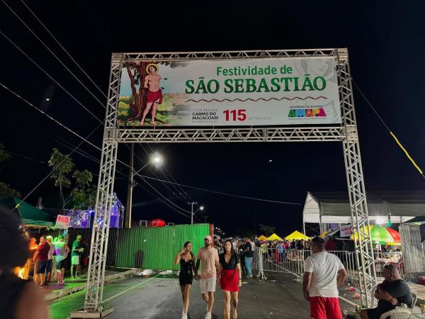 A festividade de São Sebastião no Carmo do Macacoari começou com muita alegria, fé e organização! 