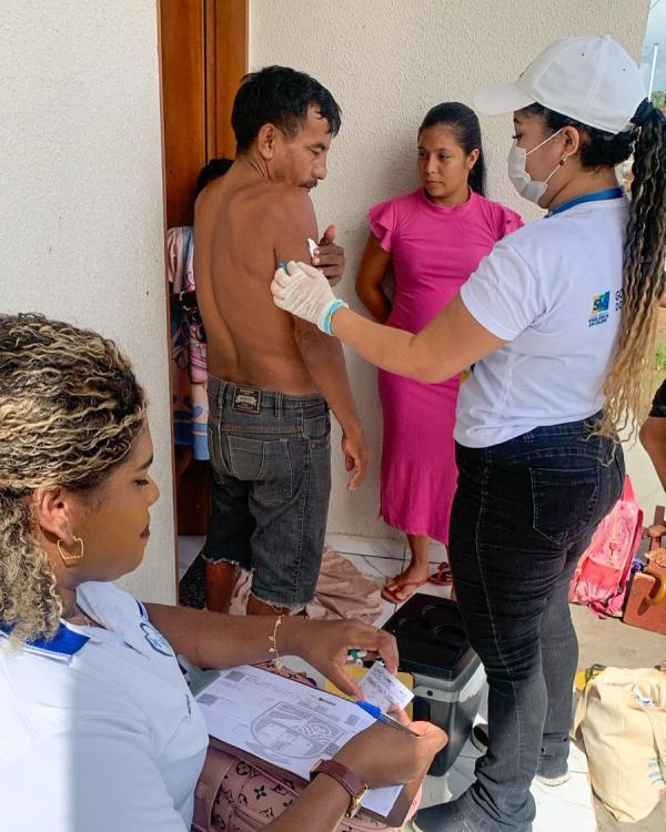 Balanço da ação de vacinação e atendimentos no Residencial Gilberto Mioto!