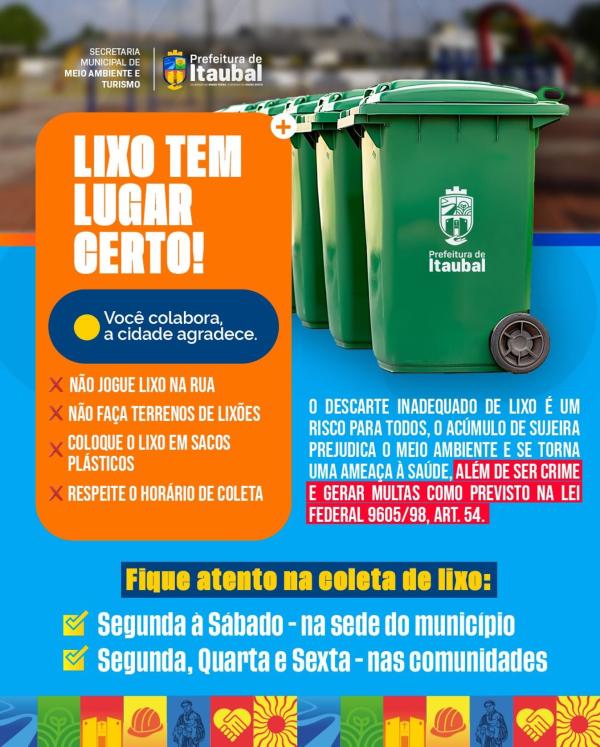 Vamos juntos cuidar de Itaubal! 