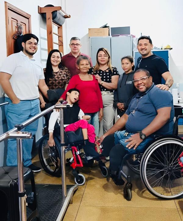 Reforço e compromisso com a inclusão e acessibilidade de Itaubal!