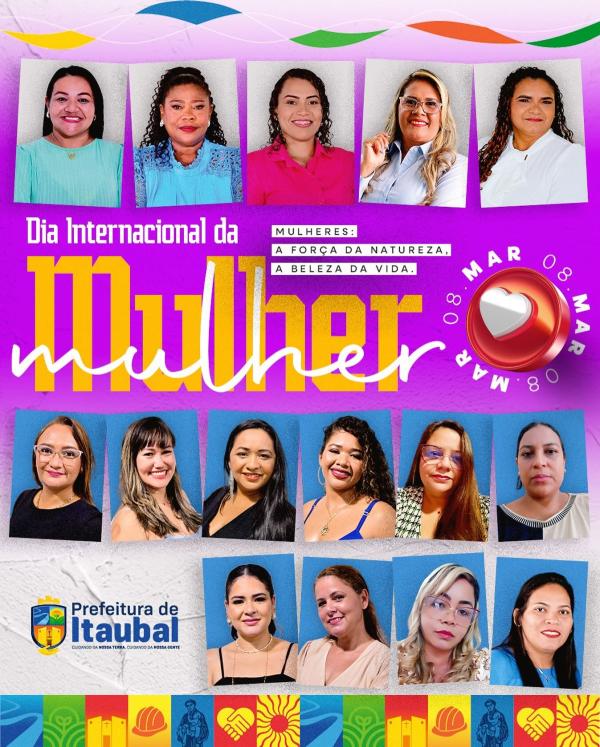8 de março • Dia Internacional da Mulher