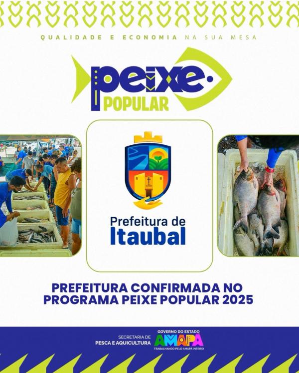 ITAUBAL, olha o peixe chegando!