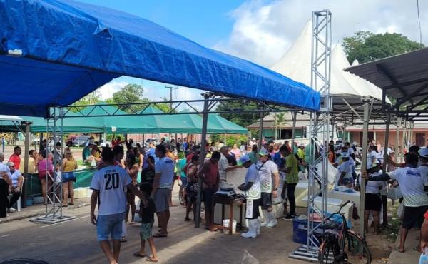 Feira do Peixe Popular fortalece a pesca e cuida da população em Itaubal