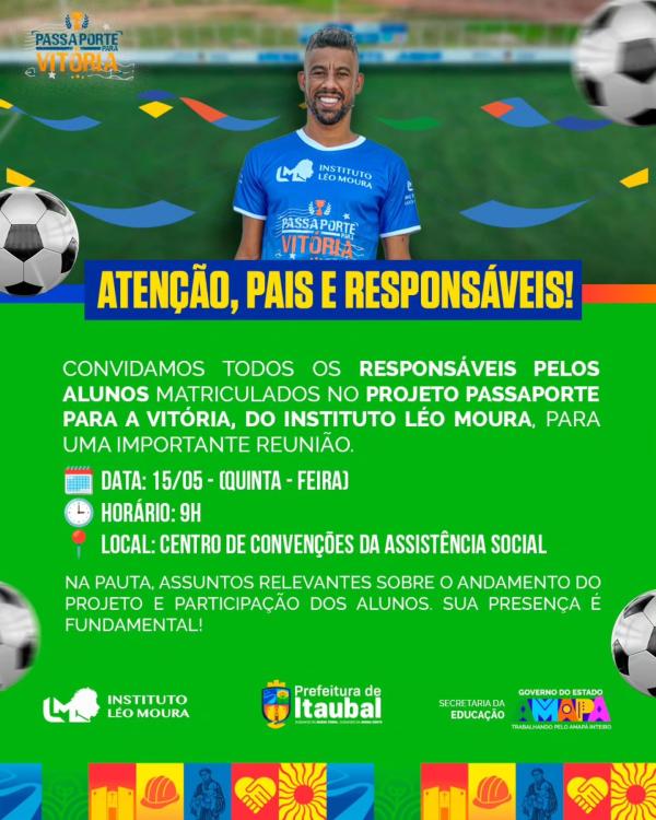 Atenção, pais e responsáveis! 