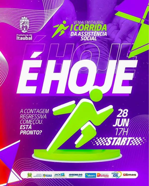 HOJE É DIA DE CORRIDA PESSOAL! 
