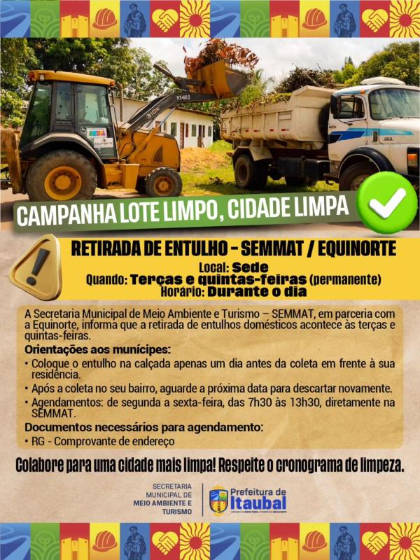 Campanha Lote Limpo, Cidade Limpa!