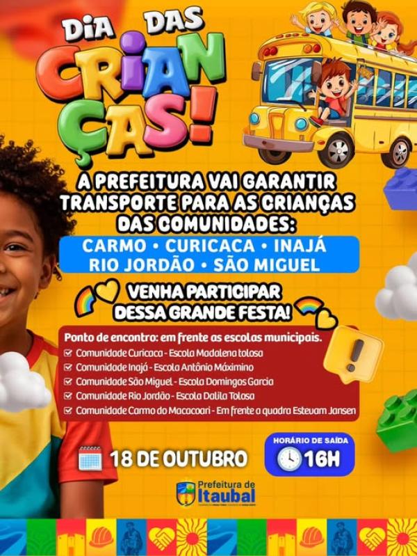 Dia das Crianças em Itaubal! 