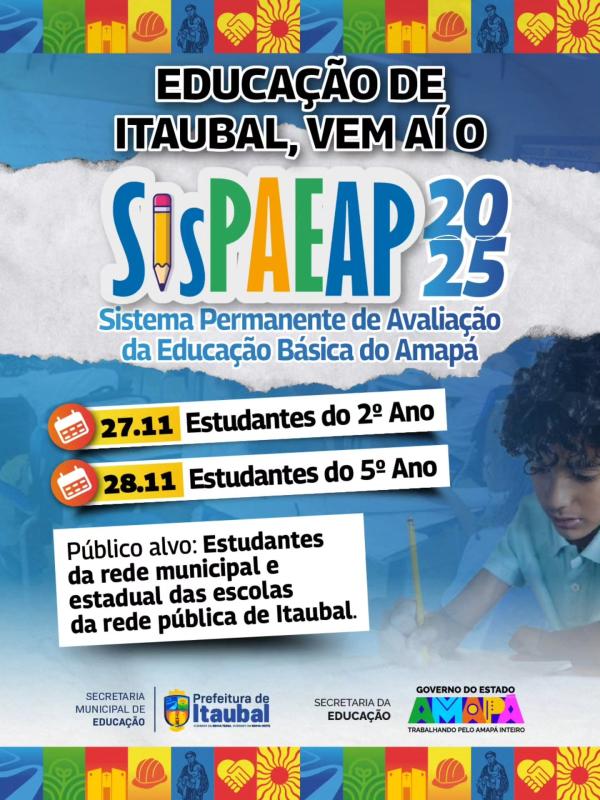 Atenção, comunidade escolar de Itaubal!