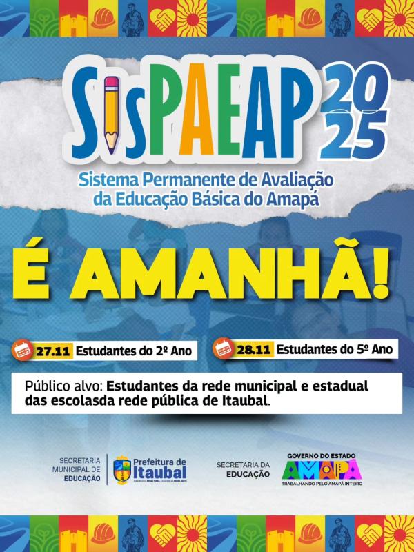 A prova do SisPAEAP 2025 é amanhã!
