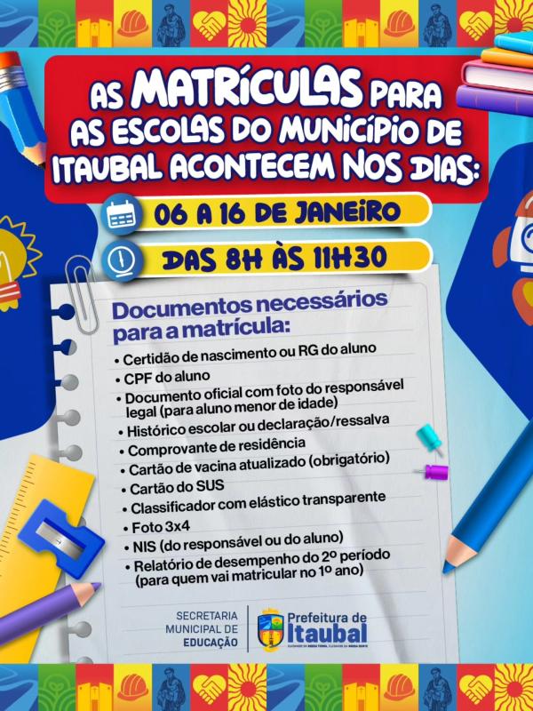 Atenção, famílias!