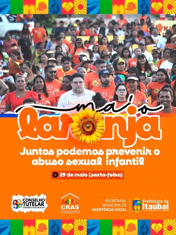 Maio Laranja: juntos na proteção das nossas crianças e adolescentes!