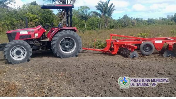 Prefeitura de Itaubal inicia os trabalhos de Arados (preparo de solo) aos Agricultores do Município