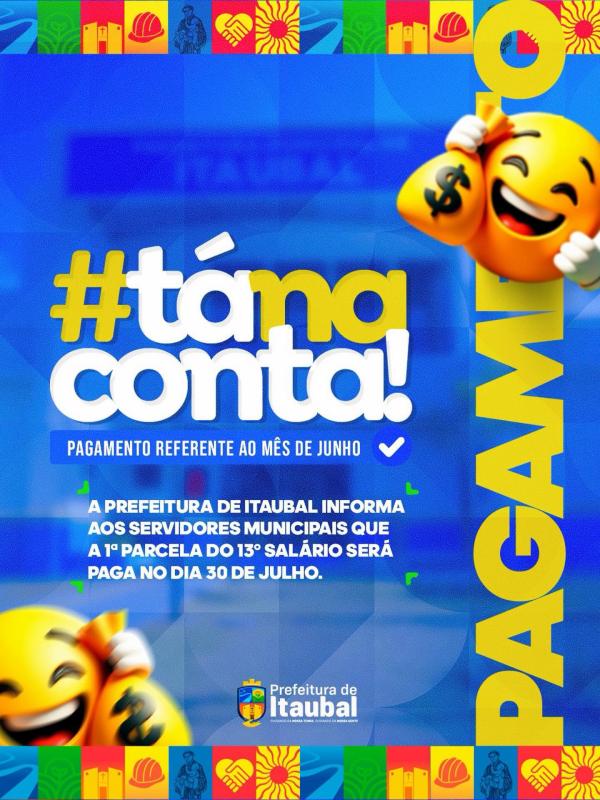 A Administração Municipal segue trabalhando com planejamento e respeito aos servidores públicos, que contribuem diariamente para o desenvolvimento de Itaubal.