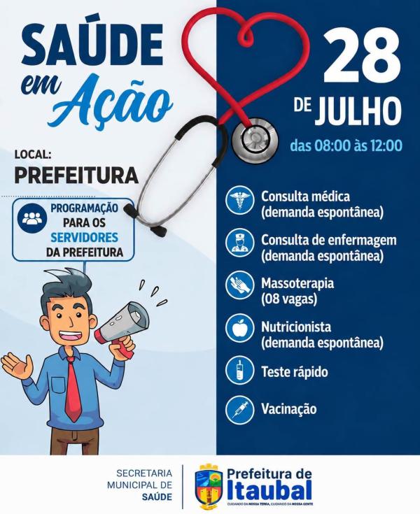 AÇÃO DE SAÚDE PARA OS SERVIDORES
