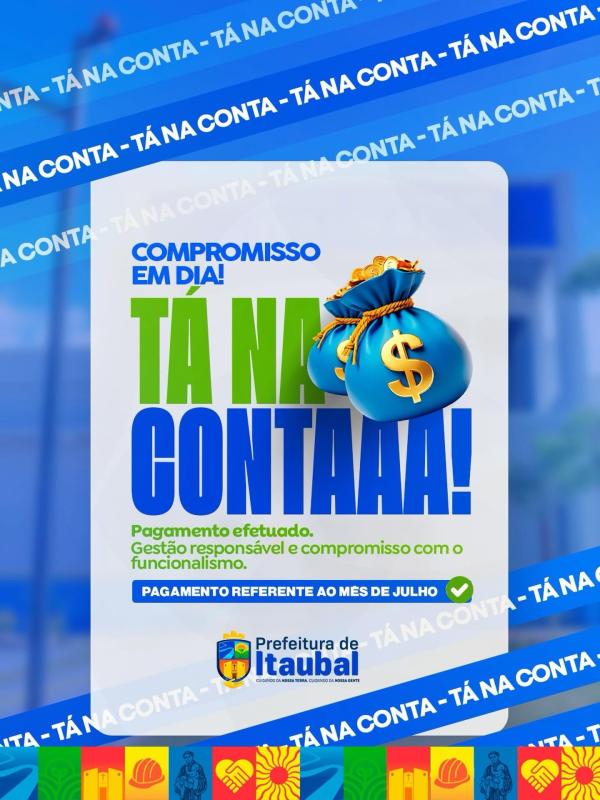 Tá na conta! 