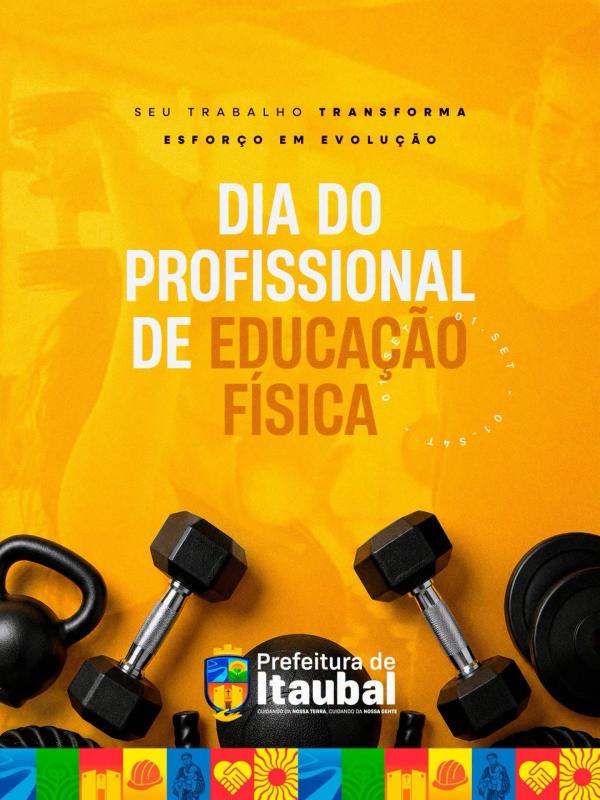 1º de setembro, Dia do Profissional de Educação Física.