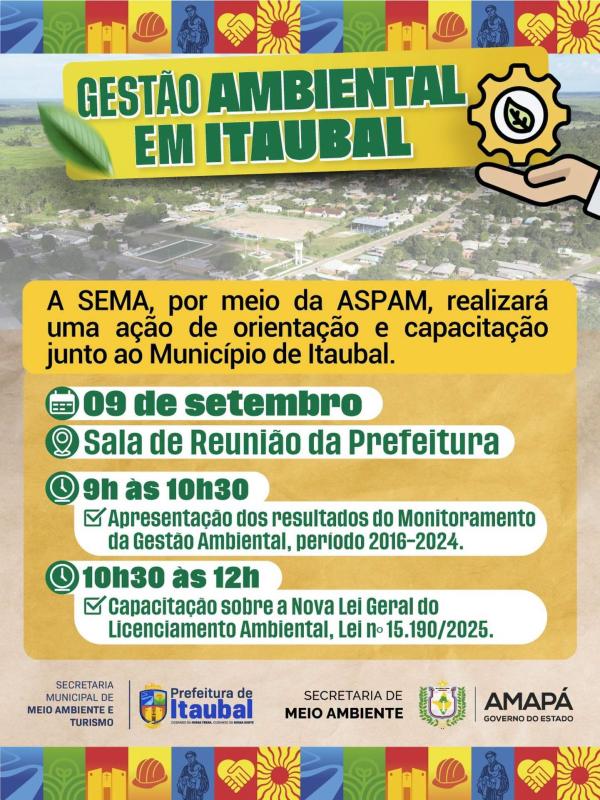 Itaubal fortalece ações de gestão ambiental